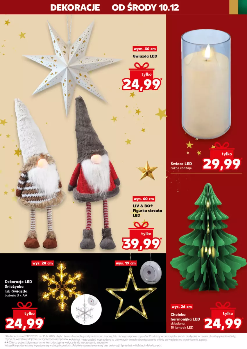 Gazetka promocyjna Kaufland - Kaufland - ważna 10.12 do 16.12.2025 - strona 35 - produkty: Dekoracja LED, Gwiazda, Skrzat