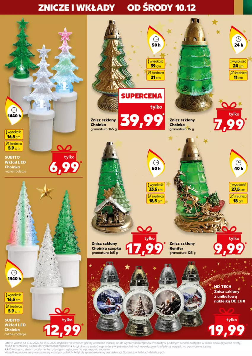 Gazetka promocyjna Kaufland - Kaufland - ważna 10.12 do 16.12.2025 - strona 53 - produkty: Choinka, Gra, Inka, Klej, Rama, Renifer, Sok, Znicz
