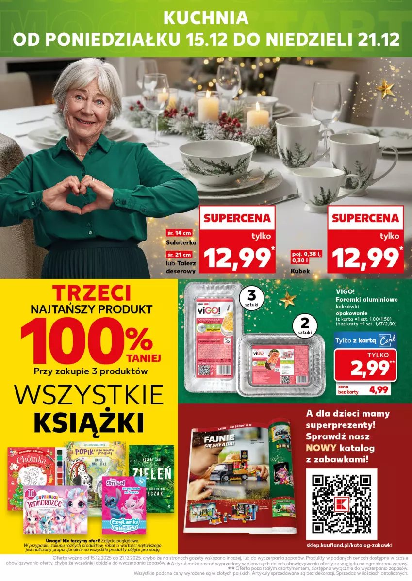 Gazetka promocyjna Kaufland - Kaufland - ważna 10.12 do 16.12.2025 - strona 58 - produkty: Foremki, Por, Salaterka, Ser, Talerz, Waga