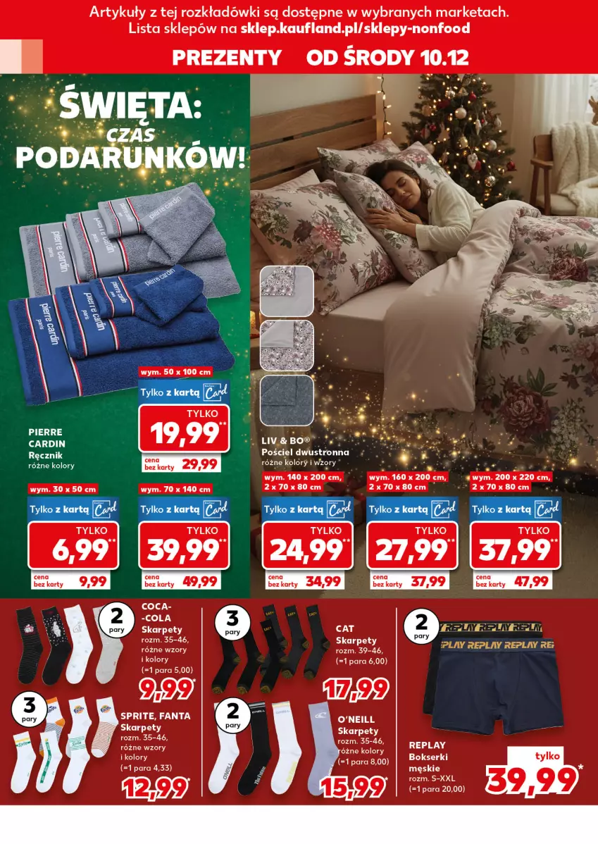 Gazetka promocyjna Kaufland - Kaufland - ważna 10.12 do 16.12.2025 - strona 6 - produkty: Bokserki, Fa, Fanta, Karp, Pościel, Pościel dwustronna, Ręcznik, Ser, Sprite