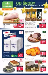 Gazetka promocyjna Stokrotka - Market - Gazetka - ważna od 28.12 do 28.12.2021 - strona 1 - produkty: Tchibo, Ser, Cukier, Kawa, Karp, Filet z piersi indyka, Pomarańcze, Makowiec, Siatka, Lack, Szynka, Fa