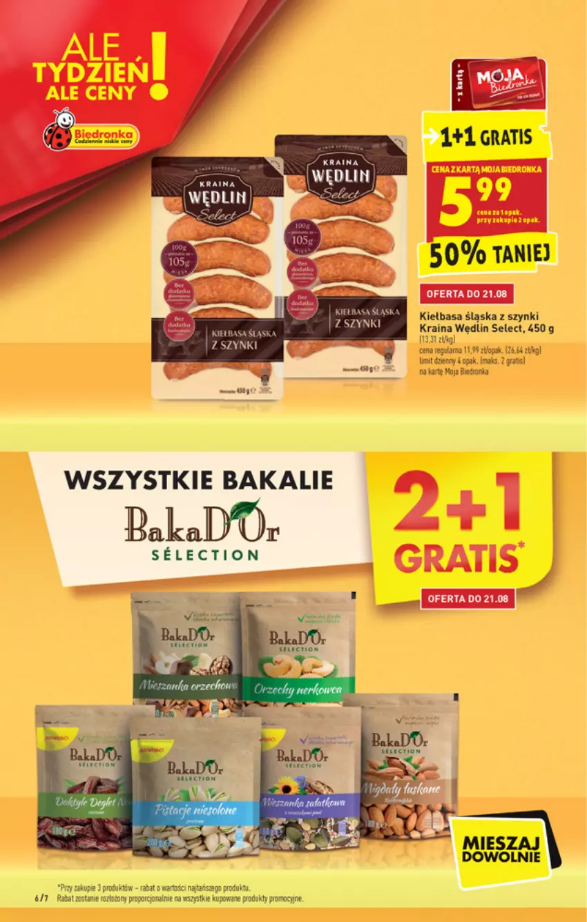 Gazetka promocyjna Biedronka - W tym tygodniu - ważna 19.08 do 25.08.2021 - strona 6 - produkty: Gala, Gra, Kiełbasa, Kiełbasa śląska, Por, Tran