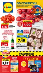 Gazetka promocyjna Lidl - GAZETKA - Gazetka - ważna od 06.08 do 06.08.2022 - strona 1 - produkty: Piwa, Kurczak, Ser, Gra, Finish, Pilos, Gouda, Waga, Olej, Pomidory, Nektar