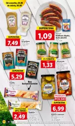 Gazetka promocyjna Lidl - GAZETKA - Gazetka - ważna od 06.08 do 06.08.2022 - strona 20 - produkty: Chrzan, Sos, Ser, Mus, Gra, Hot dog, Runoland, Bagietka, Morliny, Grill, Kamis, Kiełbasa, Heinz, Musztarda, Kiełbasa śląska, Fa