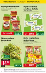 Gazetka promocyjna Stokrotka - Market - Gazetka - ważna od 31.01 do 31.01.2024 - strona 4 - produkty: Warzywa, Por, Gra, Papier, Papier toaletowy, Owoce, Mięso, HP