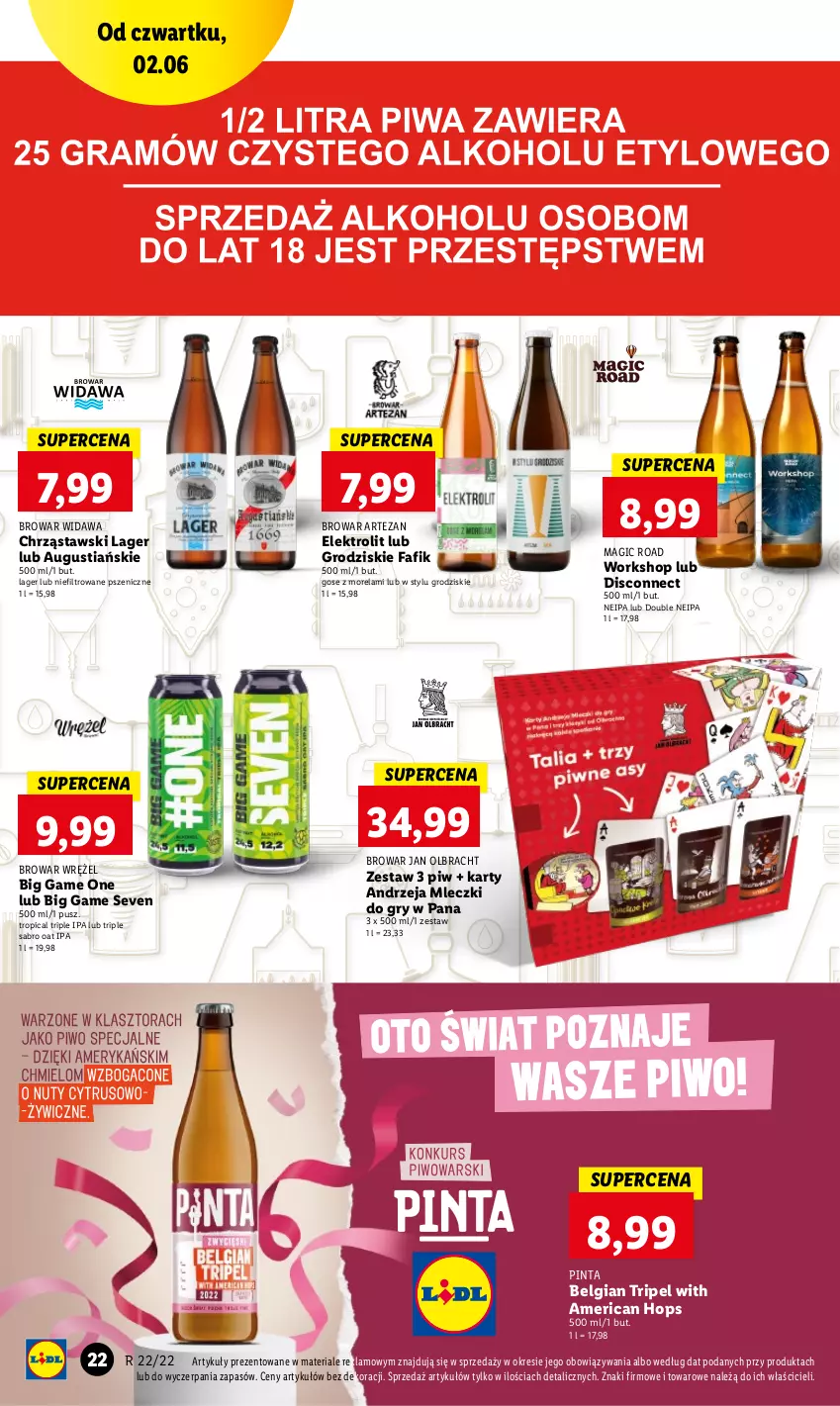 Gazetka promocyjna Lidl - GAZETKA - ważna 02.06 do 04.06.2022 - strona 22 - produkty: Fa, Gry, LG, Morela, Tropical