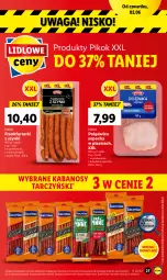 Gazetka promocyjna Lidl - GAZETKA - Gazetka - ważna od 04.06 do 04.06.2022 - strona 27 - produkty: Polędwica, Por, Tarczyński, PIKOK, Frankfurterki, Kabanos, Waga