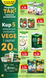 Gazetka promocyjna Lidl - GAZETKA - Gazetka - ważna od 04.06 do 04.06.2022 - strona 34 - produkty: Ryż, Pasta warzywna, Tofu, Vegangurt, Burger, Aronia, Napój, Kokos, Fa