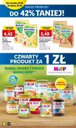 Gazetka promocyjna Lidl - GAZETKA - Gazetka - ważna od 04.06 do 04.06.2022 - strona 40 - produkty: HiPP, Ser, Por, BoboVita, Owoce, Deser