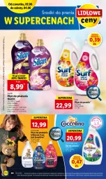 Gazetka promocyjna Lidl - GAZETKA - Gazetka - ważna od 04.06 do 04.06.2022 - strona 44 - produkty: Płyn do prania, Coccolino, Surf, Silan, Płyn do płukania