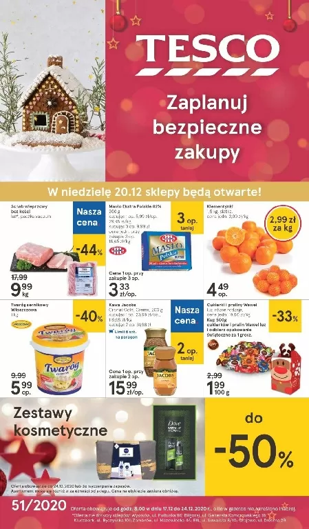 Gazetka promocyjna Tesco - Promocyjna - ważna 17.12 do 24.12.2020 - strona 1