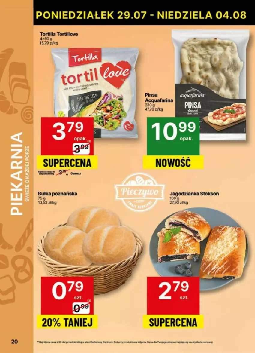 Gazetka promocyjna Delikatesy Centrum - ważna 29.07 do 04.08.2024 - strona 13 - produkty: Tortilla