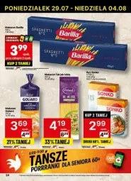 Gazetka promocyjna Delikatesy Centrum - Gazetka - ważna od 04.08 do 04.08.2024 - strona 17 - produkty: Makaron, Ryż, Goliard, Sonko, LG