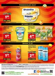 Gazetka promocyjna Delikatesy Centrum - Gazetka - ważna od 04.08 do 04.08.2024 - strona 37 - produkty: Jogurt naturalny, Ser, Rum, NBA, Gra, Danone, Zott, Jogurt, Chipsy, Napój jogurtowy, Serek homogenizowany, Serek, Oshee, Danio, Napój, Mobil