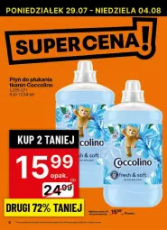 Gazetka promocyjna Delikatesy Centrum - Gazetka - ważna od 04.08 do 04.08.2024 - strona 41 - produkty: Coccolino, Płyn do płukania