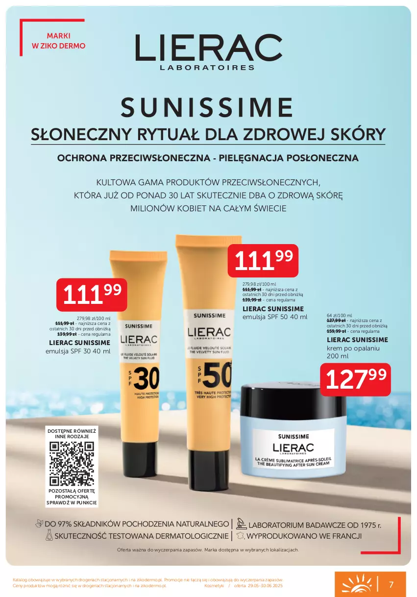 Gazetka promocyjna Ziko - Gazetka Ziko Dermo - ważna 29.05 do 30.06.2025 - strona 7 - produkty: Emulsja, Lierac