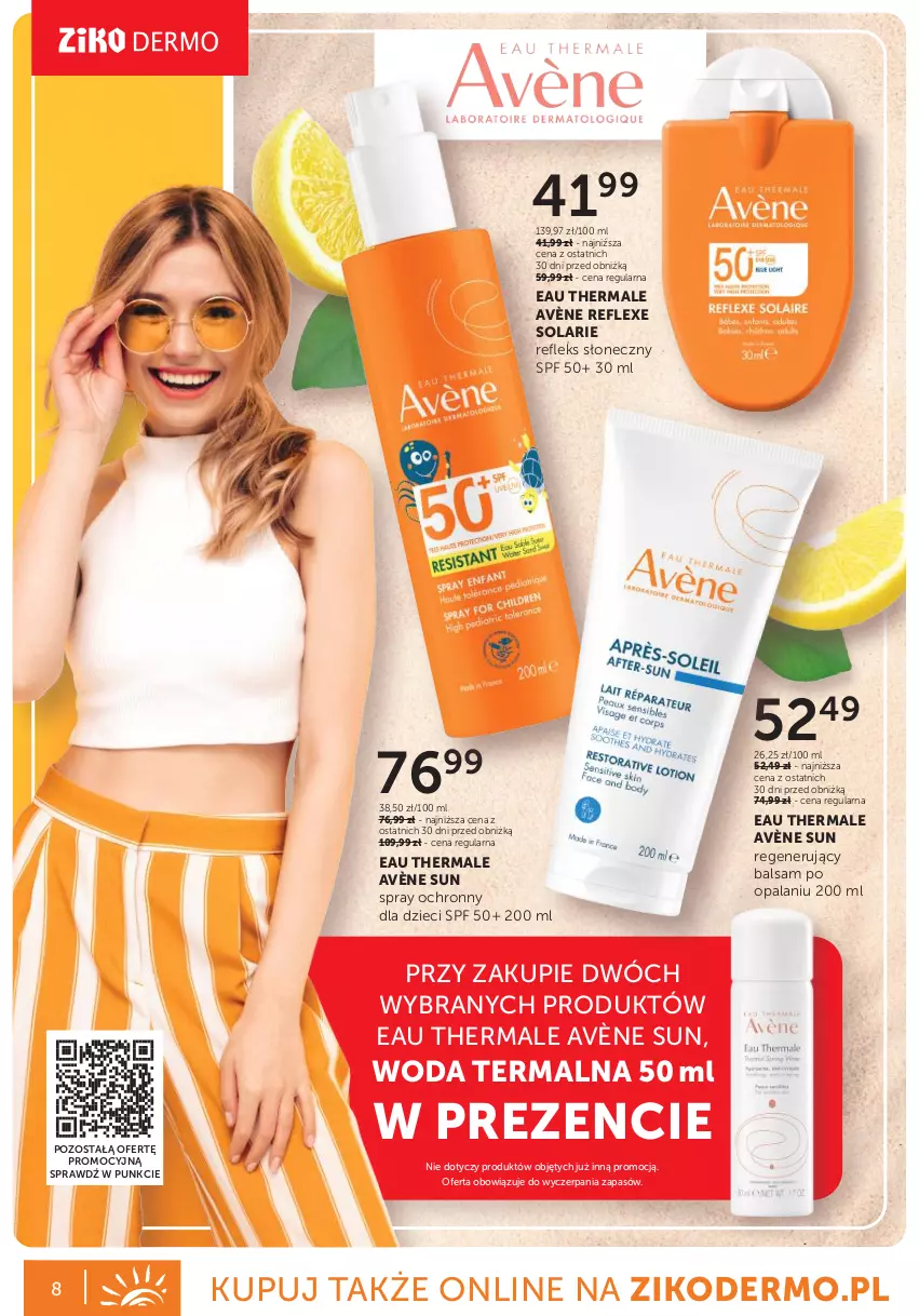 Gazetka promocyjna Ziko - Gazetka Ziko Dermo - ważna 29.05 do 30.06.2025 - strona 8 - produkty: Avène, Dzieci, Woda