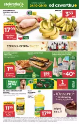 Gazetka promocyjna Stokrotka - Market - Gazetka - ważna od 29.10 do 29.10.2024 - strona 1 - produkty: Kurczak, Majonez, Banany, Warzywa, Kujawski, Filet z piersi kurczaka, Winiary, Boczek, Owoce, Olej, Mięso