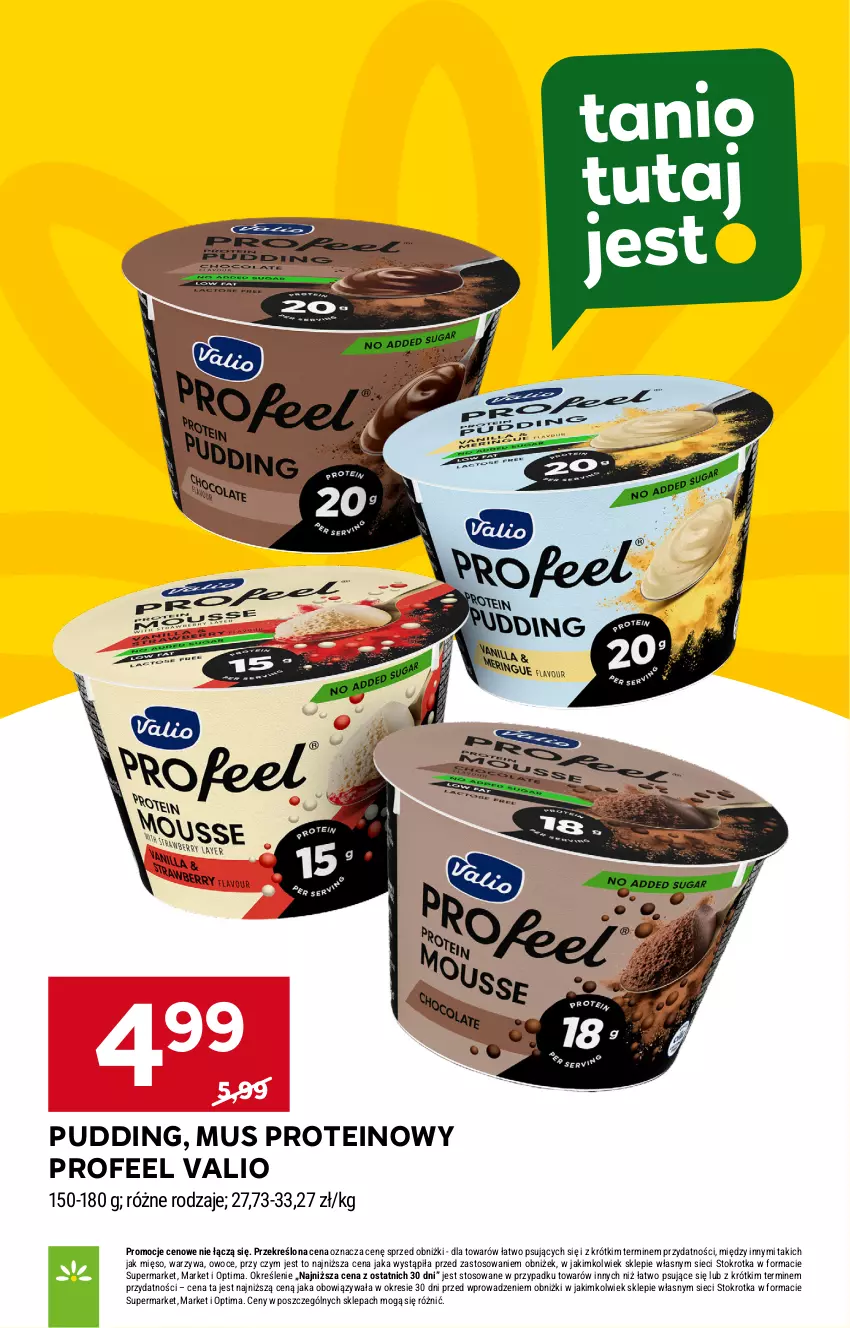 Gazetka promocyjna Stokrotka - Market - ważna 29.04 do 06.05.2026 - strona 17 - produkty: Mięso, Mus, Optima, Owoce, Pudding, Warzywa