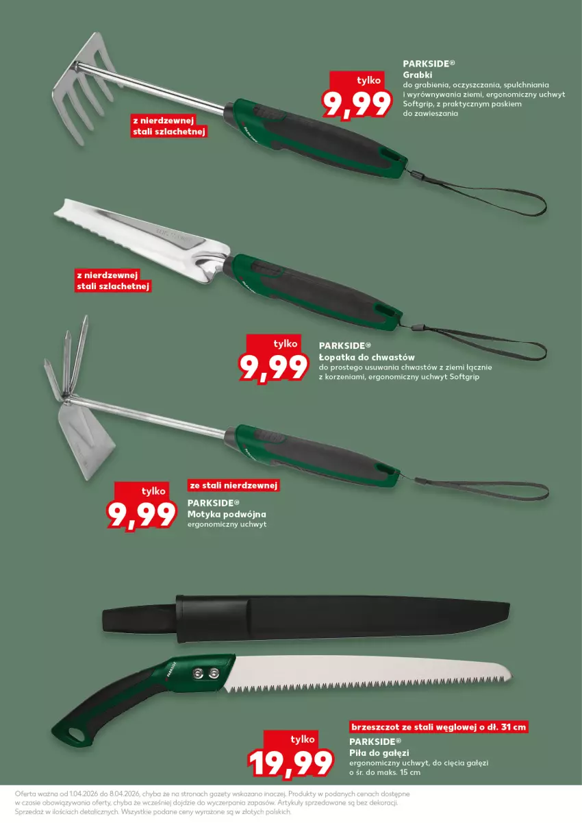 Gazetka promocyjna Kaufland - Kaufland - ważna 01.04 do 08.04.2026 - strona 15 - produkty: Gra, Parkside, Piła do gałęzi