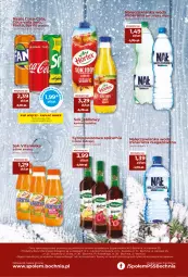 Gazetka promocyjna Społem - Oferta handlowa - Gazetka - ważna od 27.01 do 27.01.2021 - strona 12 - produkty: Nałęczowianka, Sok, Inka, Coca-Cola, Sok jabłkowy, Syrop, Fanta, Woda mineralna, Woda, Sprite, Napój, Herbapol, Hortex, Fa