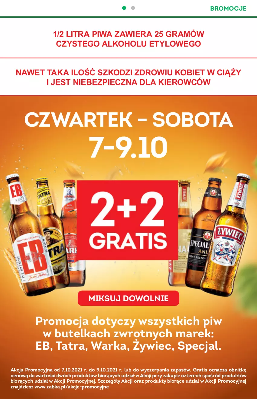 Gazetka promocyjna Żabka - ważna 13.10 do 31.10.2021 - strona 18 - produkty: Gra, Piec, Piwa, Tatra, Warka