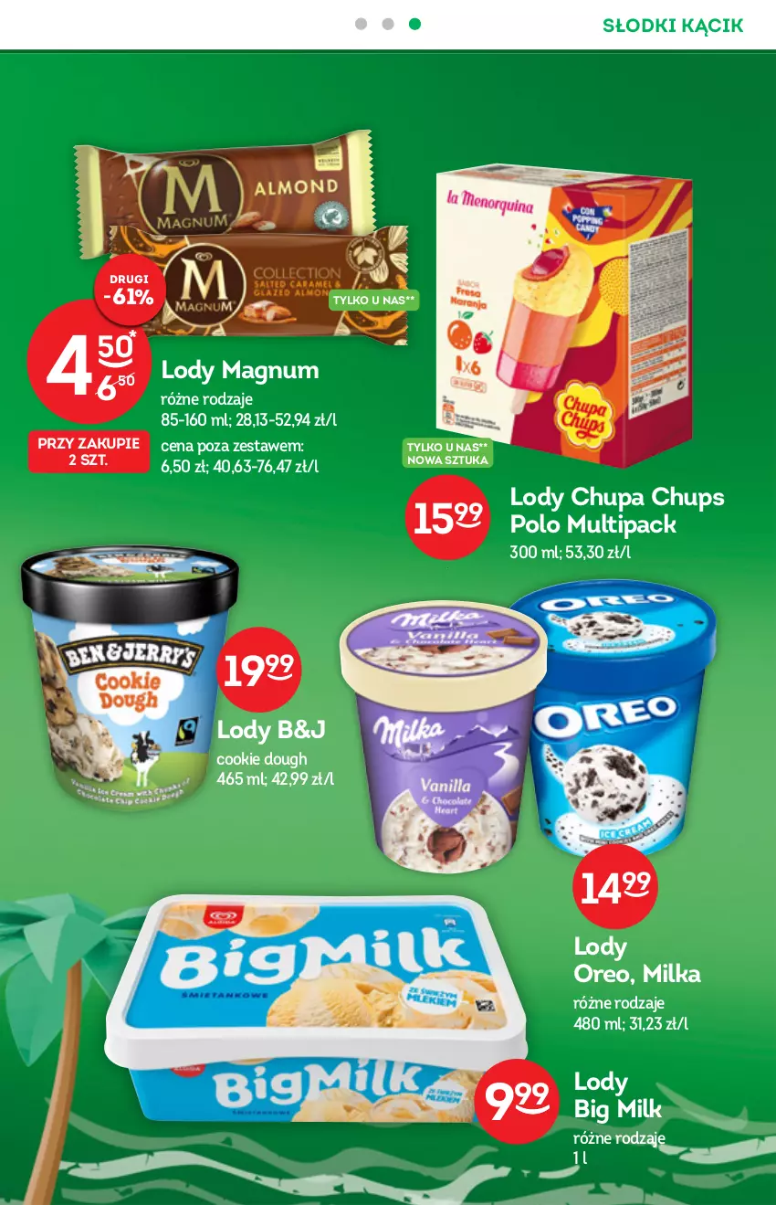 Gazetka promocyjna Żabka - ważna 13.10 do 31.10.2021 - strona 49 - produkty: Big Milk, Chupa Chups, Lody, Milka, O nas, Oreo