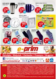 Gazetka promocyjna Prim Market - Gazetka - Gazetka - ważna od 03.11 do 03.11.2021 - strona 16 - produkty: Sok, Worki na śmieci, Friskies, Karp, Skarpetki, Ramka, Zegar, Worki na śmiec, Kubek, Fa