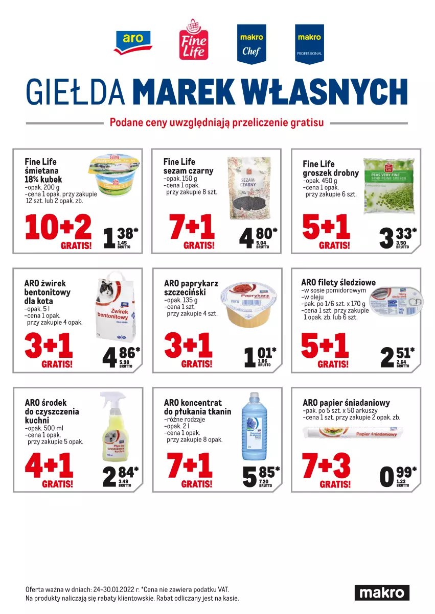 Gazetka promocyjna Makro - [Oferta specjalna] Express ofert - ważna 24.01 do 29.01.2022 - strona 2 - produkty: Danio, Fa, Gra, Kubek, Papier, Papryka, Paprykarz, Sezam