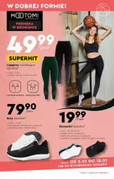 Gazetka promocyjna Biedronka - Okazje tygodnia - Gazetka - ważna od 18.01 do 18.01.2023 - strona 17 - produkty: Top, Sok, Gin, Buty, Karp, Skarpetki, , Legginsy, Fa