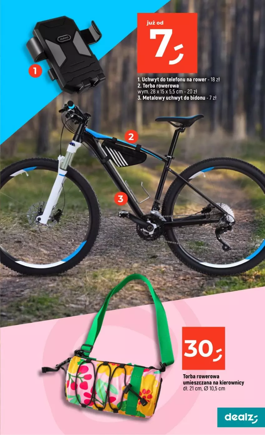 Gazetka promocyjna Dealz - NOWA GAZETKA - ważna 19.03 do 25.03.2026 - strona 33 - produkty: Rower, Torba