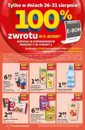 Gazetka promocyjna Auchan - Pewność Niskich Cen Supermarket - Gazetka - ważna od 04.09 do 04.09.2024 - strona 2 - produkty: Sok, Mus, Sok jabłkowy, Rogal, Danio, Woda mineralna, Kabanos, Woda