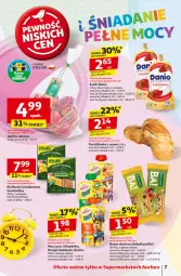 Gazetka promocyjna Auchan - Pewność Niskich Cen Supermarket - Gazetka - ważna od 04.09 do 04.09.2024 - strona 9 - produkty: Ser, Mus, Ba!, Inka, Serek, Baton, Danio, Bakalland, Jabłka, Hortex