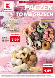 Gazetka promocyjna Kaufland - Pączki - Gazetka - ważna od 12.02 do 12.02.2026 - strona 1 - produkty: Piec, Pączek, Jogurt, Nuty, Aksam, Donut, Kakao, Mecze, Kokos