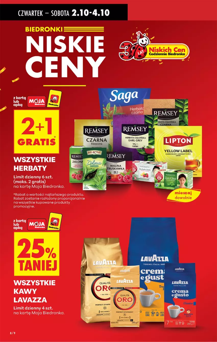 Gazetka promocyjna Biedronka - Od Czwartku - ważna 02.10 do 08.10.2025 - strona 10 - produkty: Gra, Lavazza, Por
