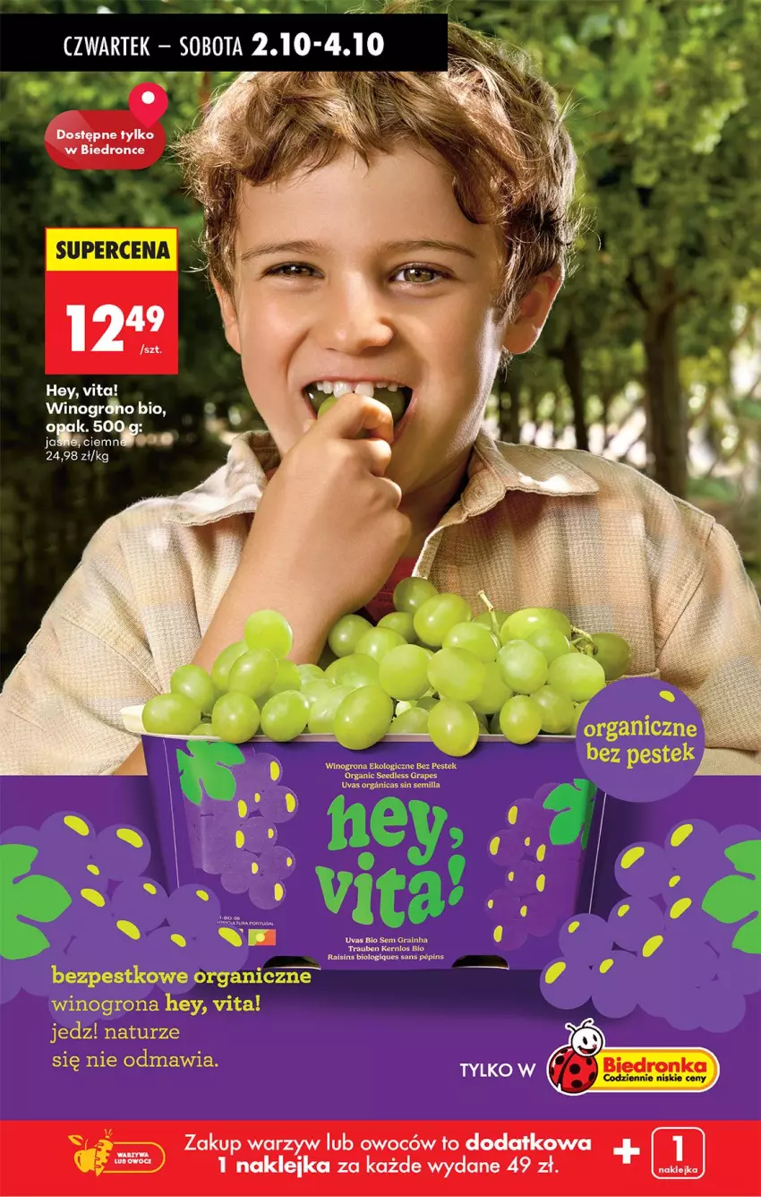 Gazetka promocyjna Biedronka - Od Czwartku - ważna 02.10 do 08.10.2025 - strona 26 - produkty: Fa, Gra, Klej, Stek, Wino, Winogrona