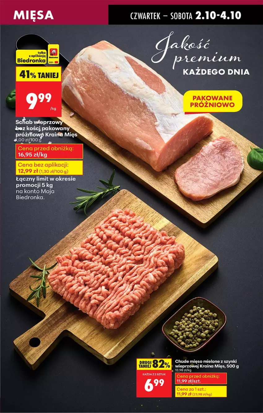 Gazetka promocyjna Biedronka - Od Czwartku - ważna 02.10 do 08.10.2025 - strona 31 - produkty: Mięso, Mięso mielone, Mięso mielone z szynki