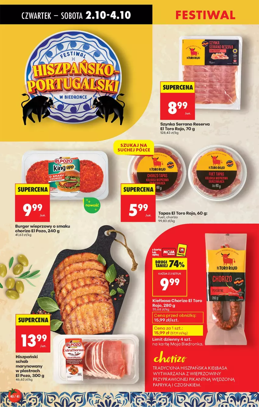 Gazetka promocyjna Biedronka - Od Czwartku - ważna 02.10 do 08.10.2025 - strona 54 - produkty: Burger, Ser, Szynka