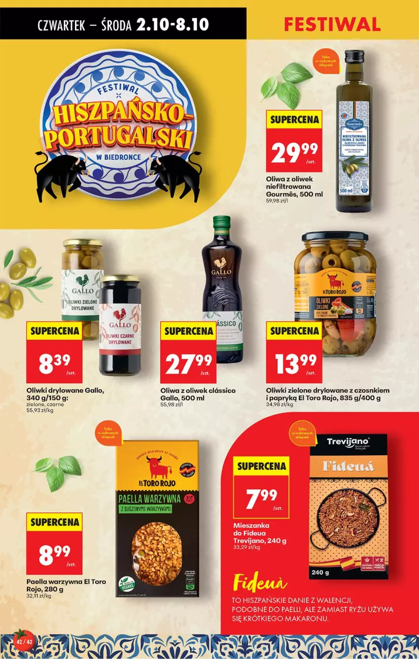 Gazetka promocyjna Biedronka - Od Czwartku - ważna 02.10 do 08.10.2025 - strona 56 - produkty: Oliwa, Oliwa z oliwek, Oliwki, Oliwki zielone