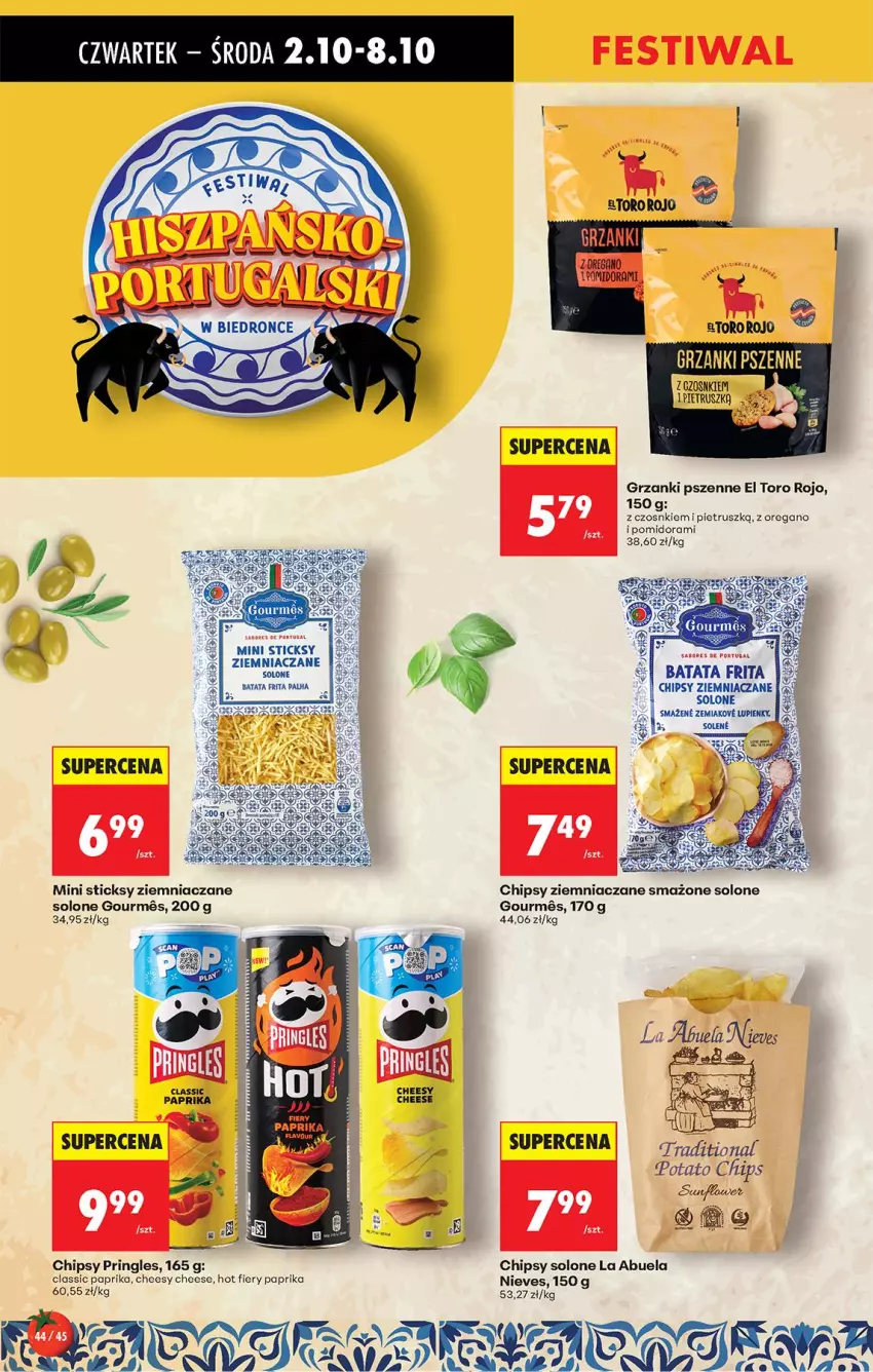 Gazetka promocyjna Biedronka - Od Czwartku - ważna 02.10 do 08.10.2025 - strona 58 - produkty: Chipsy, Por, Pringles