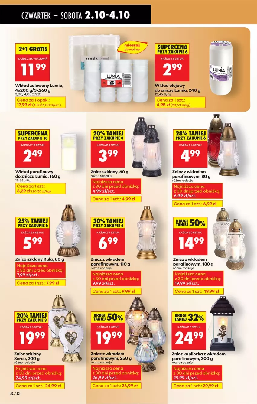 Gazetka promocyjna Biedronka - Od Czwartku - ważna 02.10 do 08.10.2025 - strona 68 - produkty: Gra, Olej, Ser, Wkład olejowy, Znicz