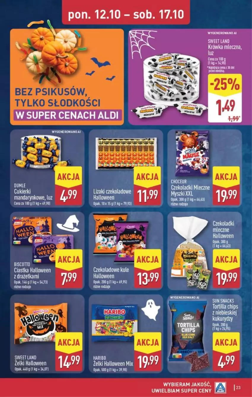 Gazetka promocyjna Aldi - Pełna oferta - ważna 12.10 do 17.10.2026 - strona 23 - produkty: Ciastka, Lizaki, Róża