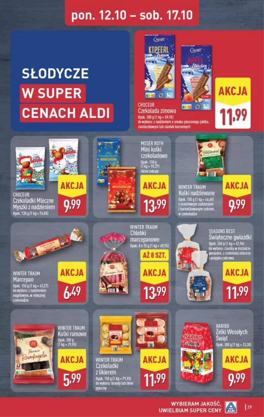 Gazetka promocyjna Aldi - Pełna oferta - ważna 12.10 do 17.10.2026 - strona 29 - produkty: Czekolada, Fa, Likier, Mysz, Sól