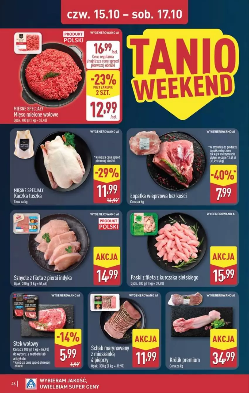 Gazetka promocyjna Aldi - Pełna oferta - ważna 12.10 do 17.10.2026 - strona 46 - produkty: EPEE, Królik, Kurczak, Pieprz, Sony