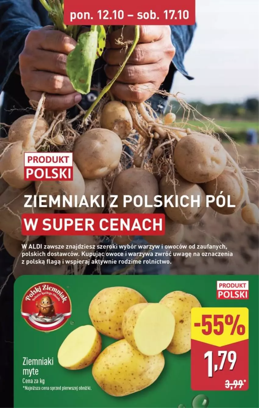 Gazetka promocyjna Aldi - Pełna oferta - ważna 12.10 do 17.10.2026 - strona 6 - produkty: Fa, Owoce, Warzywa, Ziemniaki