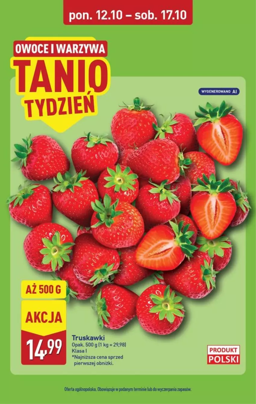Gazetka promocyjna Aldi - Pełna oferta - ważna 12.10 do 17.10.2026 - strona 7 - produkty: Owoce, Truskawki, Warzywa
