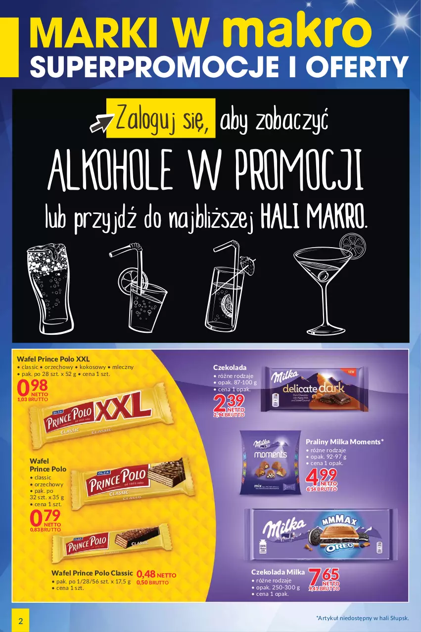 Gazetka promocyjna Makro - [Oferta specjalna] Marki w MAKRO - ważna 19.10 do 30.10.2021 - strona 2 - produkty: Czekolada, Kokos, Milka, Moments, Praliny, Prince Polo