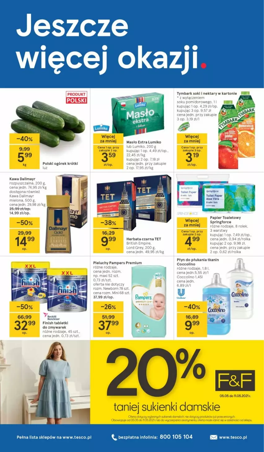 Gazetka promocyjna Tesco - Tesco gazetka - przyszły tydzień - ważna 06.05 do 12.05.2021 - strona 16 - produkty: Fa, Masło, Papier, Papier toaletowy, Płyn do płukania