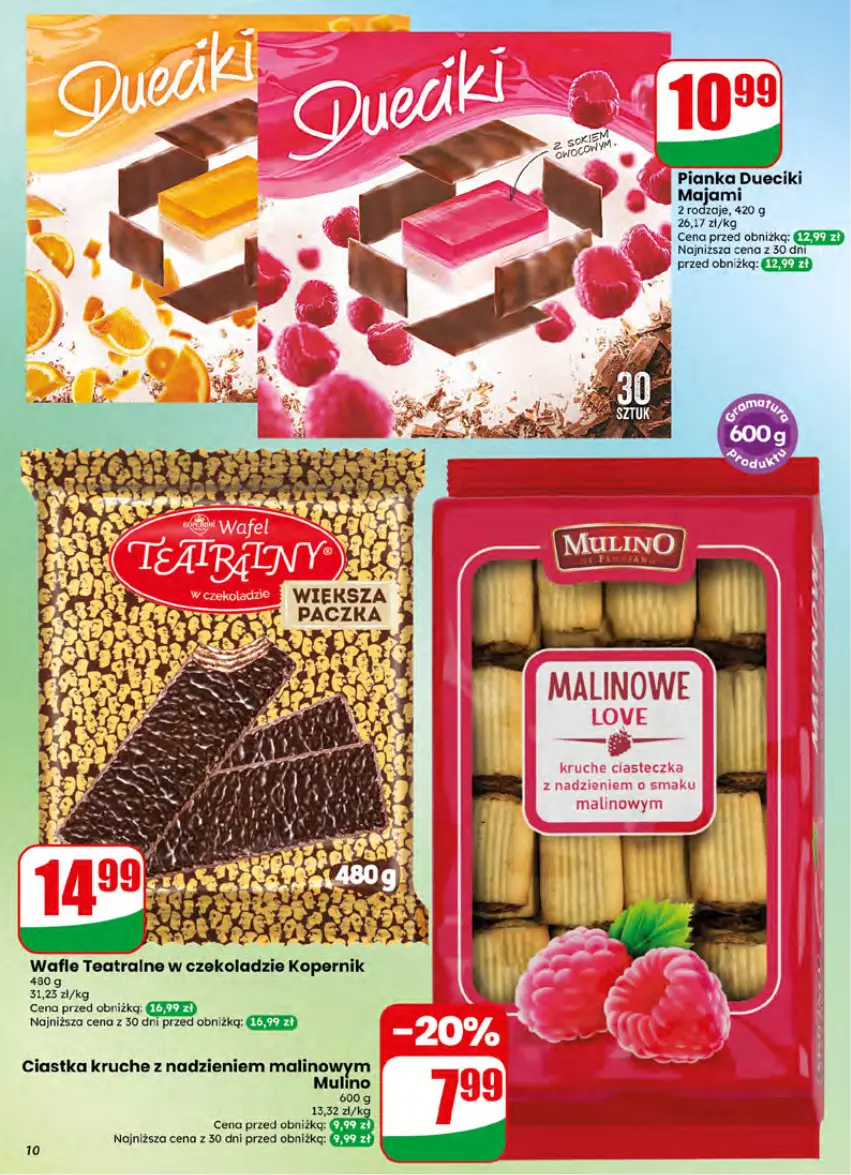 Gazetka promocyjna Dino - Gazetka 27 / 2026 - ważna 01.07 do 07.07.2026 - strona 10 - produkty: Ciastka, Wafle