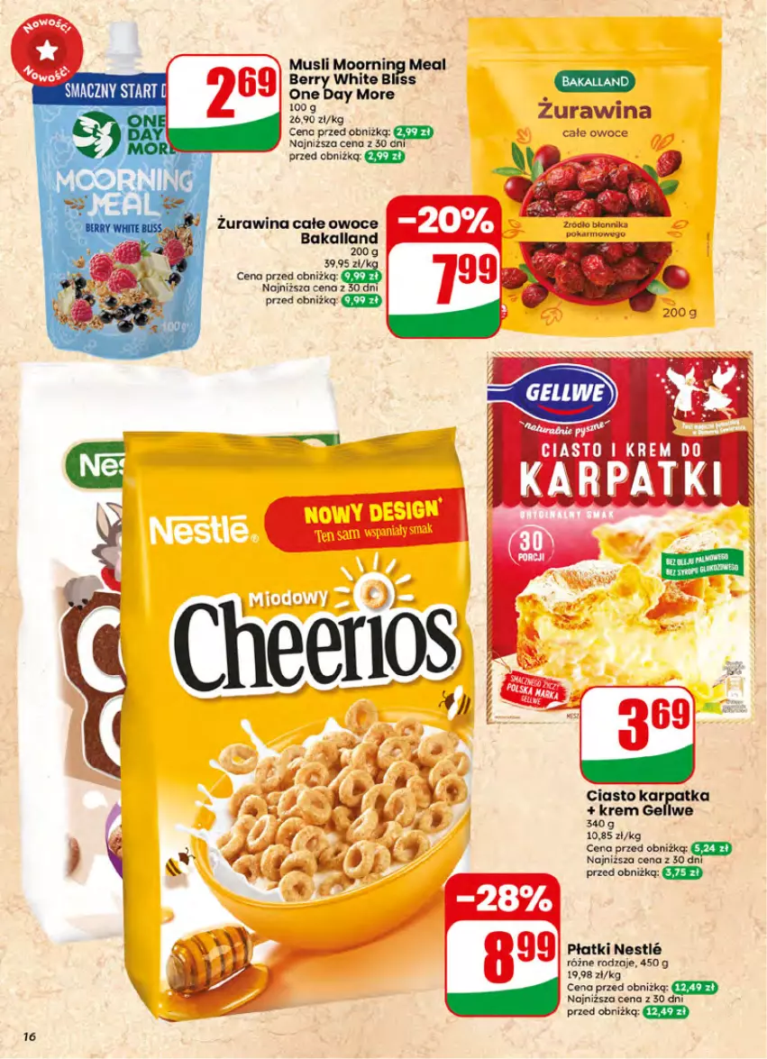 Gazetka promocyjna Dino - Gazetka 27 / 2026 - ważna 01.07 do 07.07.2026 - strona 16 - produkty: Bakalland, Karp, Krem do karpatki, Mus, Owoce